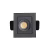 Downlight Embutir Powerus 2W 3000K Preto Irc90 Nordecor Novo