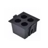 Downlight Embutir Powerus 8W 3000K Preto Bivolt Nordecor