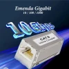 Emenda Rj-45 Metalica Cat5/6/7/8 10gbs 033-0015