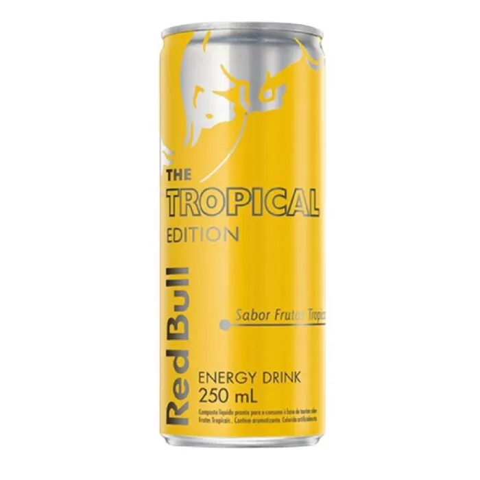 Energético Red Bull Frutas Tropicais Lata 250mL Tropical 1UND