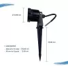 Espeto De Jardim Led 7W 3000K Bivolt DS Novo