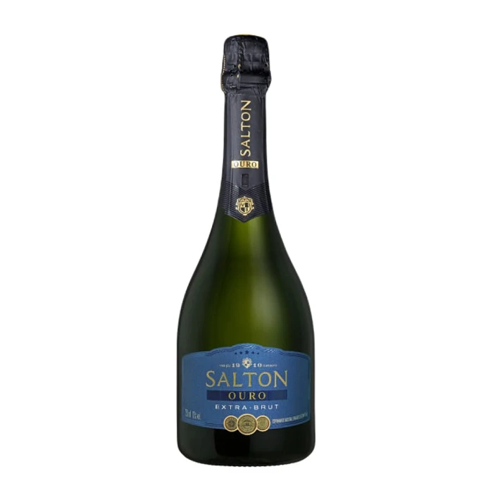 Espumante Brasileiro Salton Ouro Extra Brut 750mL Espumante Brasileiro Salton Ouro Extra Brut 750mL