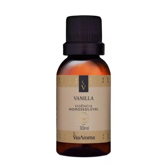 Essência Aromatizante Hidrossoluvel Vanilla 30ml Via Aroma
