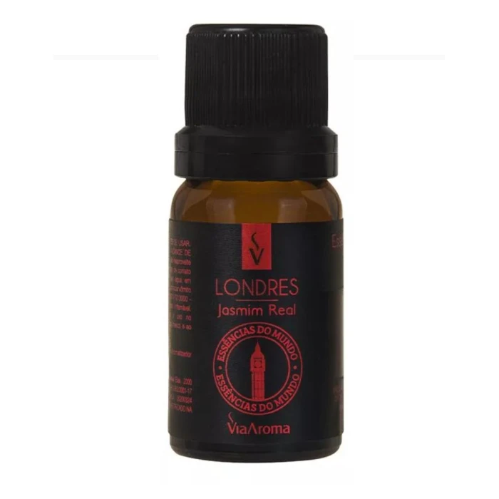 Essência Aromatizante Mundo Londres Jasmin Real 10mL Essência Aromatizante Mundo Londres Jasmin Real 10mL