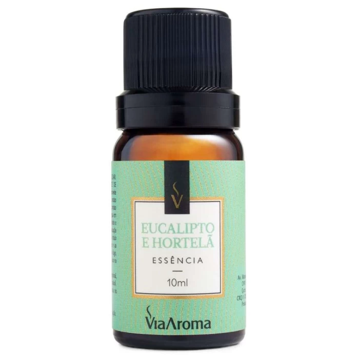 Essência Aromatizante de Eucalipto Hortela 10ml Via Aroma Essência Aromatizante de Eucalipto Hortela 10ml Via Aroma
