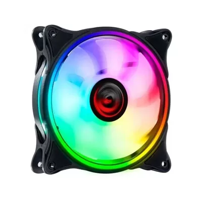 Fan Para Gabinete Huracan H2 Rgb 120MM Pcyes Novo