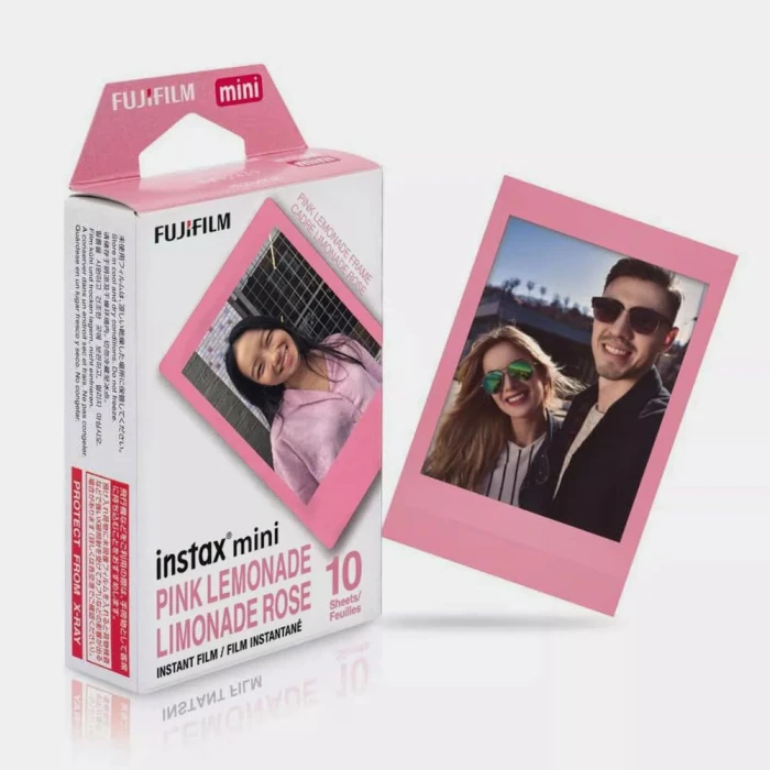 Filme P/ Câmera Instax Mini Pink Lemonade 10 Folhas Fujifilm