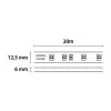 Fita De Led Ip65 7W/M 220V 6500K 20M Blumenau
