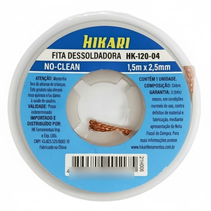 Fita Dessoldadora 1.5 X 2.5Mm Hk120 Hikari