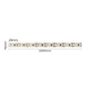 Fita Led Para Perfil 12v 8mm 156Leds/m 14w/m 4000k Ip20 5m