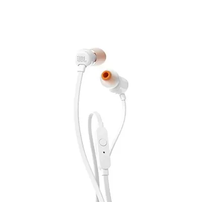 Fone De Ouvido Com Fio Jbl Tune110 Branco Novo