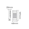 Fonte Chaveada Para Fita Led 24V 2.5A 60W 7078 Nordecor