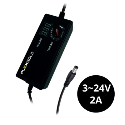 Fonte De Alimentação Ac/Dc Ajustável Fx-Ft-05 30v 5a Bancada