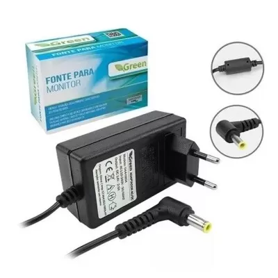Fonte Para Monitor Compatível Samsung 14V 2,5A Green