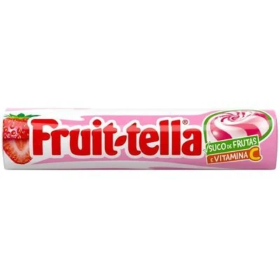 Fruittella Swirl Morango 41g Doce Sabor Frutas Vermelhas