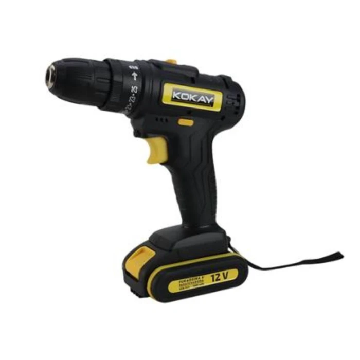 Furadeira E Parafusadeira Sem Fio 1300 Rpm 1300 mAh Kokay