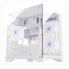 Gabinete Gamer Clarity Cor Branco Aquário Vidro Fortrek