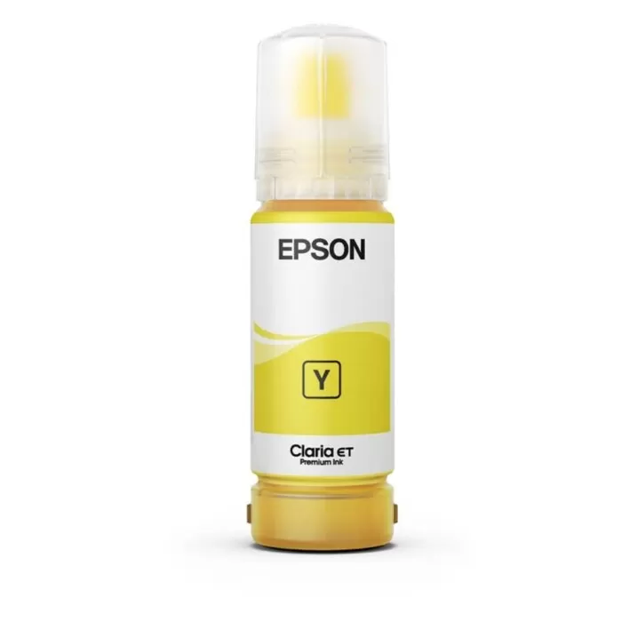 Garrafa De Tinta Compatível Com Epson Amarelo T555420 70Ml