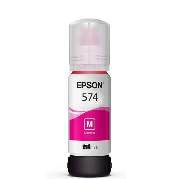 Garrafa De Tinta Compatível Epson Magenta 574 70Ml