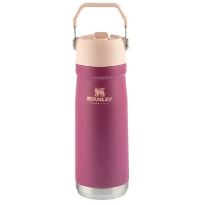 Garrafa Térmica Stanley Flip Straw Cor Raspberry 651mL