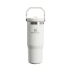Garrafa Térmica Tumbler Stanley Flip Straw Frost White 887mL