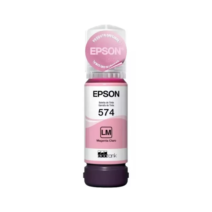 Garrafa Tinta Compatível Epson Magenta Claro 574 70Ml