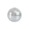 Globo Espelhado Prata Para Festas 20Cm Gl20 Novo