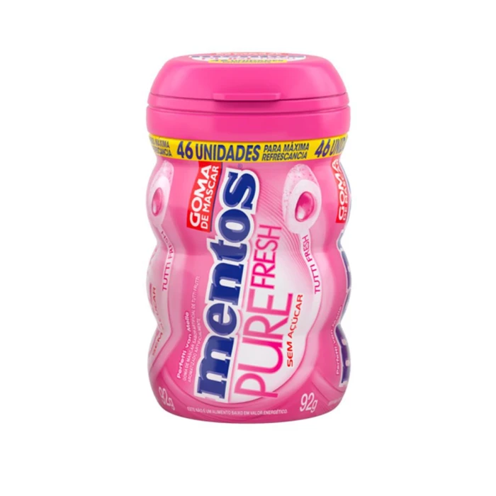 Goma De Mascar Mentos Pure Fresh Tutti Frutti 92 Gramas