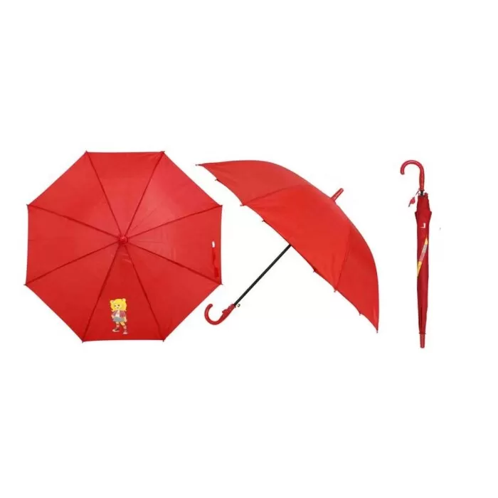Guarda Chuva Infantil Vermelha Automático Novo Guarda Chuva Infantil Vermelha Automático Novo
