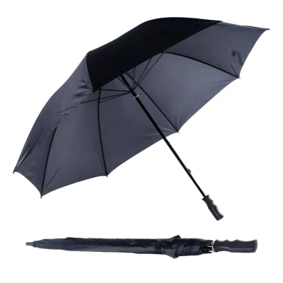 Guarda Chuva Portaria Preto Manual Poliéster 125Cm Ca50007