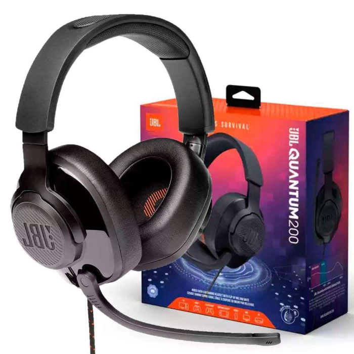 Headset Gamer JBL Quantum 200 Preto