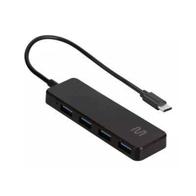 Hub Dock Usb Com 4 Portas Usb A 3.0 Multilaser Ac445 Preto