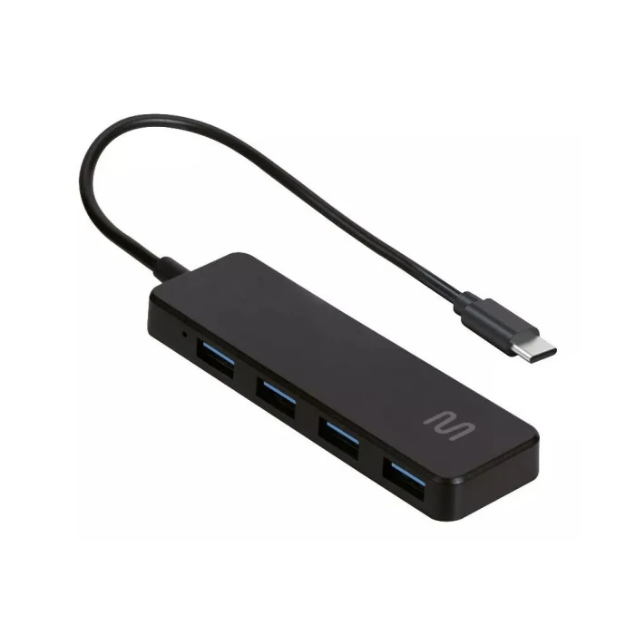 Hub Dock Usb Com 4 Portas Usb A 3.0 Multilaser Ac445 Preto