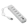 Hub USB 7 Portas Branco Bright 0191 Novo
