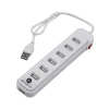 Hub USB 7 Portas Branco Bright 0191 Novo