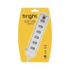 Hub USB 7 Portas Branco Bright 0191 Novo
