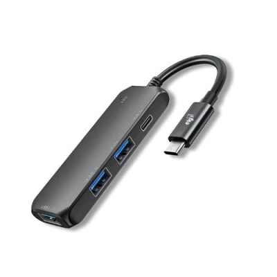 Hub Usb 4 Em 1 Tipo-C 3.0 5Gbps Hub41c-V2 Elg Adaptador Usb