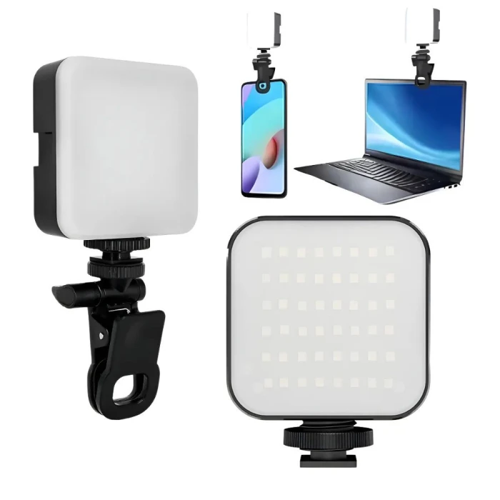 Iluminador Light Led Clip Ltmex Al-2755 Com Ajuste De Brilho