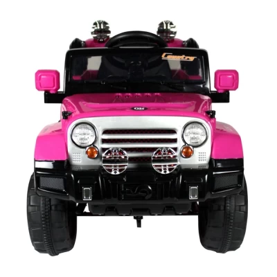 Jipe De Trilha Rosa Com Controle Remoto Infantil 12v Bel