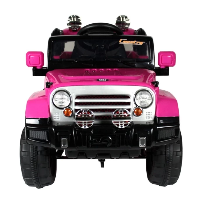 Jipe De Trilha Rosa Com Controle Remoto Infantil 12v Bel Jipe De Trilha Rosa Com Controle Remoto Infantil 12v Bel