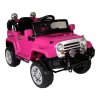 Jipe De Trilha Rosa Com Controle Remoto Infantil 12v Bel Jipe De Trilha Rosa Com Controle Remoto Infantil 12v Bel