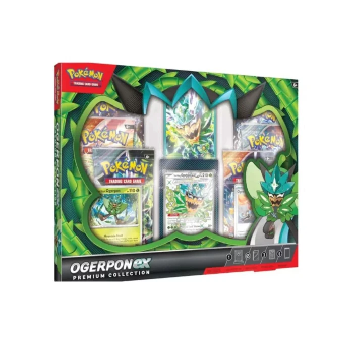 Jogo De Cartas Pokémon Box Ogerpon Ex 54 Cartas Copag