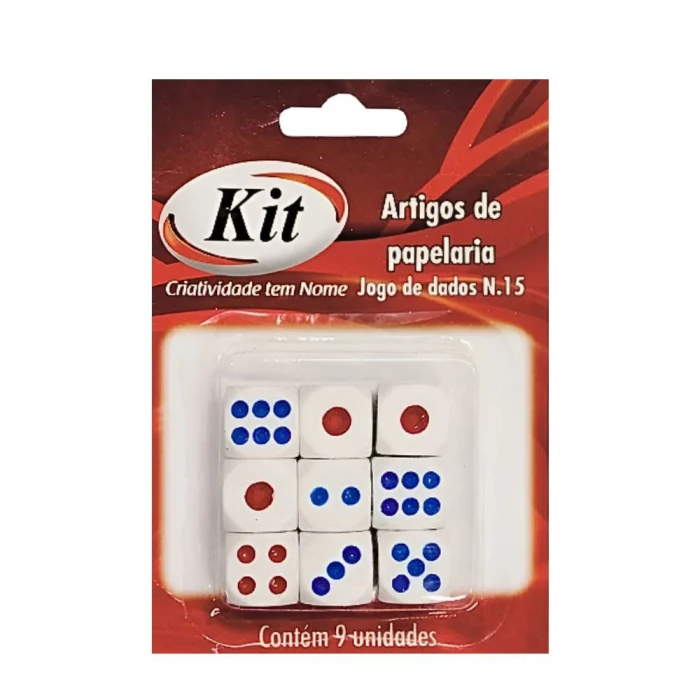Jogo De Dados Com 9 Unidades N.15 603019
