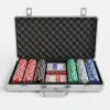 Jogo De Poker Com Maleta 300 Fichas 39x23x7cm Completo Luxo