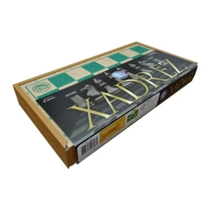Jogo De Xadrez Oficial Caixa Madeira 40cm 2828 Jogo De Xadrez Oficial Caixa Madeira 40cm 2828