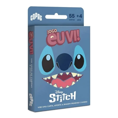 Jogo de Cartas Divertido e Interativo Eu Vi Stitch Copag 34230