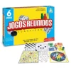 Jogo de tabuleiro Super Jogos Clássicos Reunidos 6 em 1 Jogo de tabuleiro Super Jogos Clássicos Reunidos 6 em 1
