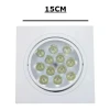Kit 15 Spot Embutir Quadrado 12W 3500L 12 Leds Splr12W Kit 15 Spot Embutir Quadrado 12W 3500L 12 Leds Splr12W