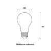 Kit 8 Lâmpada Led Bulbo A60 E27 9W 6.500K Bivolt Novo