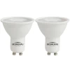Kit 2 Lâmpada Led MR16 GU10 Bivolt 3,5W 4000K Luz neutra